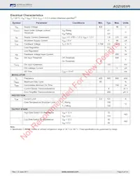 AOZ1051PI-2數據表 頁面 4