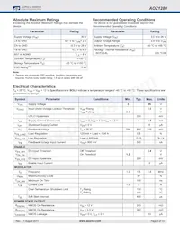 AOZ1280CI Datasheet Page 3
