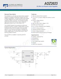 AOZ2023PI Datenblatt Cover