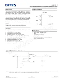 AP2122AK-3.3TRG1 Datenblatt Cover