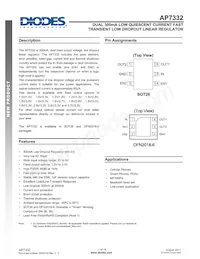 AP7332-1218FM-7 Datasheet Copertura