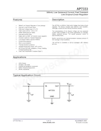 AP7333-30SRG-7 Datasheet Cover