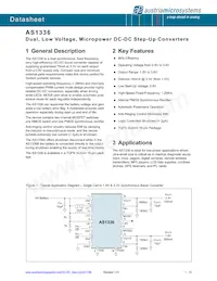 AS1336B-BQFT Datasheet Copertura