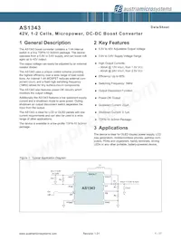 AS1343A-BTDT-10 Datasheet Copertura