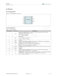 AS1343A-BTDT-10 Datasheet Pagina 2