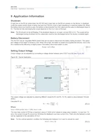 AS1343A-BTDT-10 Datasheet Pagina 10