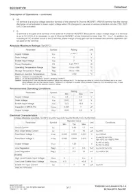 BD3504FVM-TR Datasheet Page 3