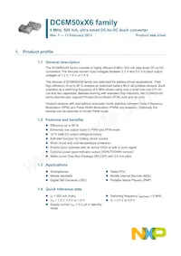 DC6M503X6/18A Datasheet Copertura