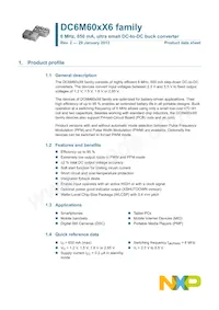 DC6M601X6/285SF Datasheet Copertura