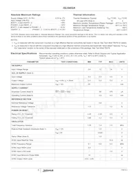 ISL6402AIRZ-TK Datasheet Pagina 5