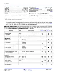 ISL85012FRZ-T7A Datasheet Page 5