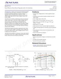 ISL91110IINZ-T7A Datenblatt Cover