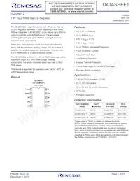 ISL98012IUZ-TK Datenblatt Cover