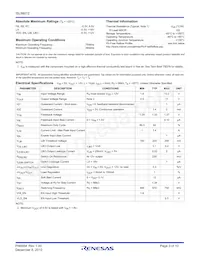 ISL98012IUZ-TK Datenblatt Seite 3