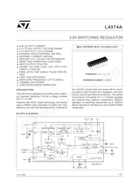 L4974A Datenblatt Cover