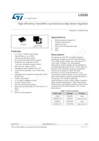 L6926D1013TR Datenblatt Cover