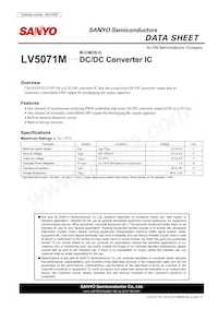 LV5071M-TLM-H Datenblatt Cover