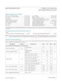 MAX16933ATIR/VY+ Datasheet Page 2