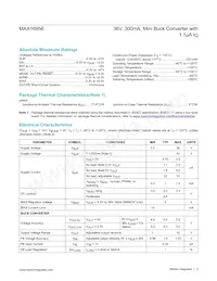 MAX16956AUBB+ Datasheet Pagina 2