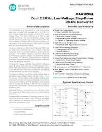 MAX16963RAUEA/V+ Datenblatt Cover