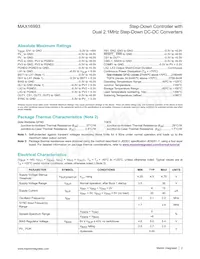 MAX16993ATJL/V+T Datasheet Page 2