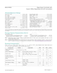 MAX16993ATJL/V+T Datenblatt Seite 2