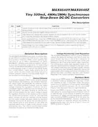 MAX8640YEXT19+TGA8 Datasheet Pagina 5