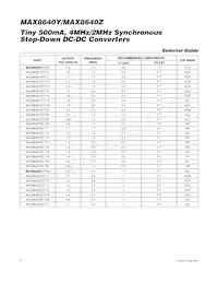 MAX8640YEXT19+TGA8 Datasheet Pagina 8