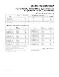 MAX8640YEXT19+TGA8 Datasheet Pagina 9