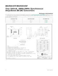 MAX8640YEXT19+TGA8 Datasheet Pagina 10