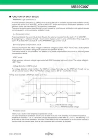 MB39C007WQN-G-JN-ERE1 Datenblatt Seite 7