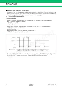 MB39C316PW-G-ERE1 Datasheet Page 17