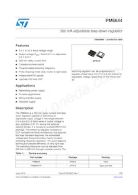 PM6644 Datenblatt Cover