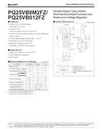 PQ25VB012FZ Datenblatt Cover