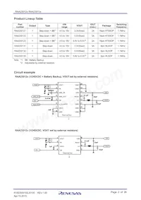 RAA230132GSB#HA0 Datasheet Pagina 2