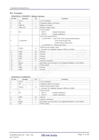 RAA230132GSB#HA0 Datasheet Pagina 5