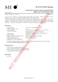 S-1121B55MC-N3OTFG Datasheet Copertura