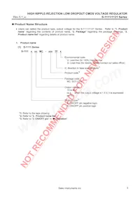 S-1121B55MC-N3OTFG Datasheet Pagina 3