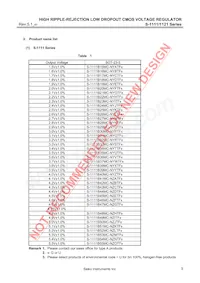 S-1121B55MC-N3OTFG Datasheet Pagina 5