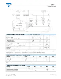 SIC417CD-T1-E3 Datasheet Page 3