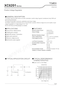 XC6201P602DR-G Datasheet Cover