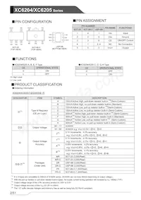 XC6204F602PR-G數據表 頁面 2