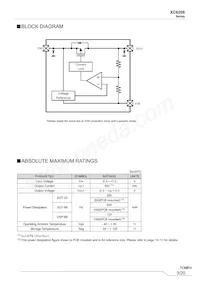 XC6206P502PR-G Datasheet Page 3