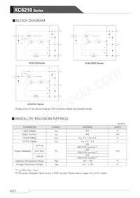 XC6210D502PR-G Datasheet Page 4