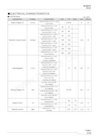 XC6215P502HR-G數據表 頁面 5