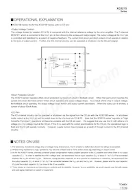 XC6215P502HR-G Datasheet Pagina 11