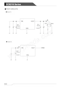 XC6218P402NR-G Datasheet Pagina 6