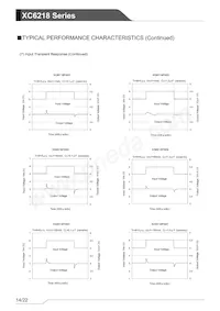 XC6218P402NR-G Datasheet Pagina 14