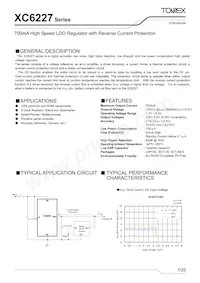 XC6227C49BPR-G Datenblatt Cover