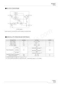 XC6227C49BPR-G Datasheet Pagina 3